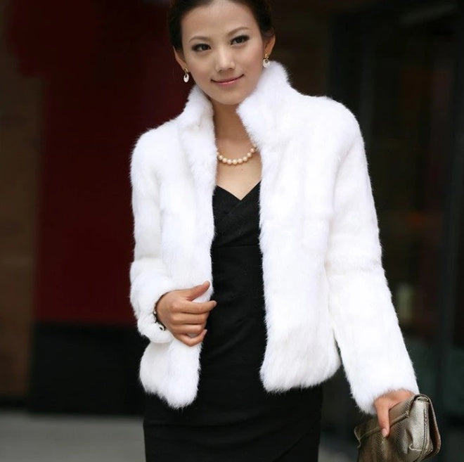 collar fur coat