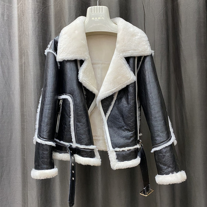 Fashion Motorcycle Fur Thermal