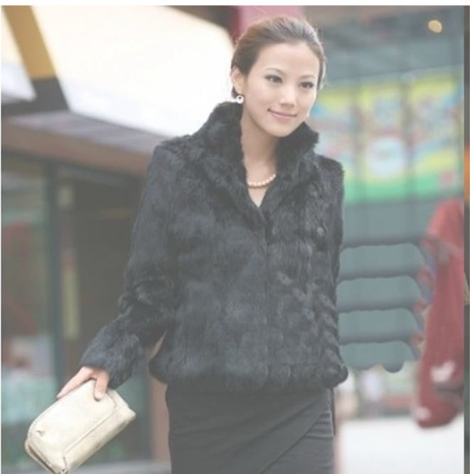 collar fur coat