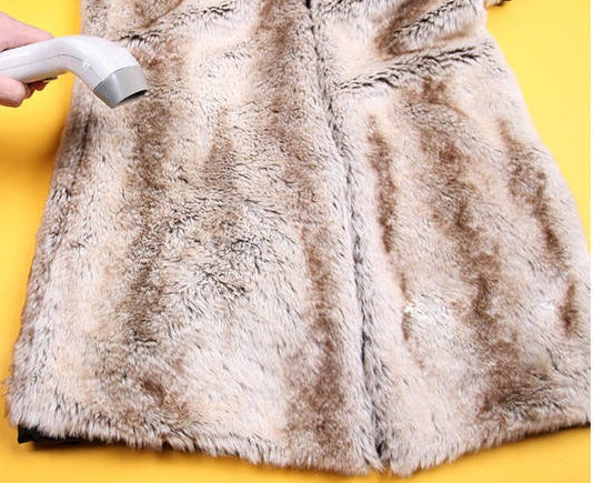 Thick fur coat