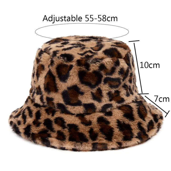 Winter Fluffy Bucket Hats