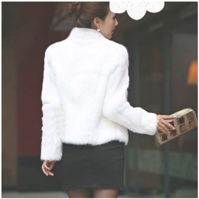 collar fur coat