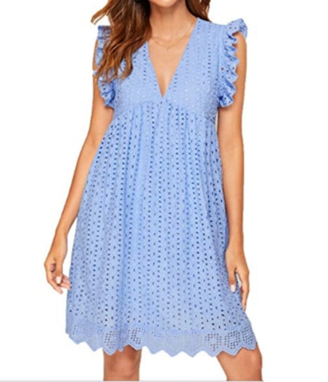 Lace Dresses With Pocket Summer Sleeveless