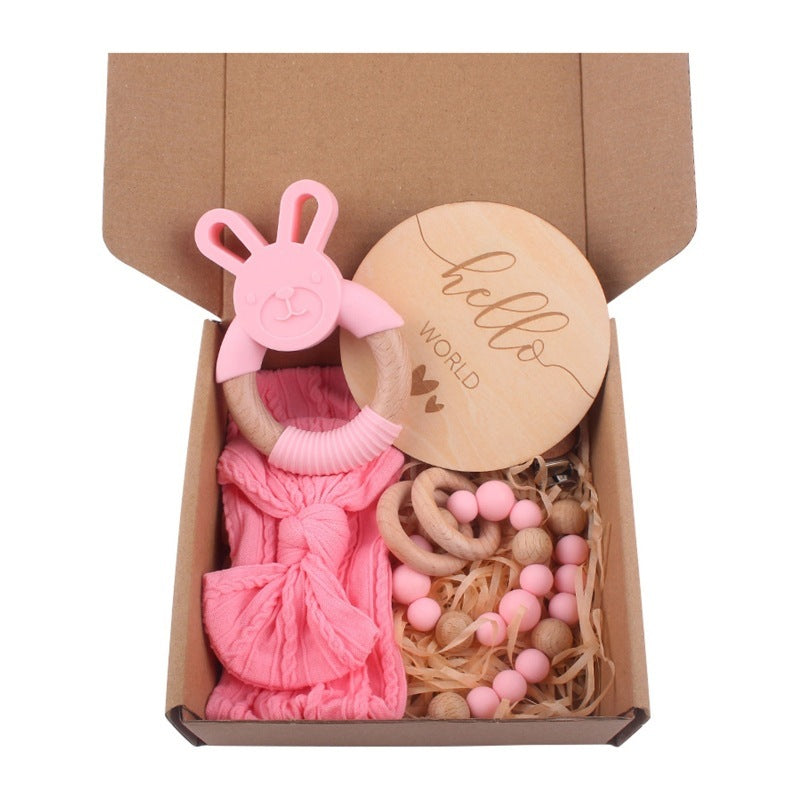 Teether Wood Ring Baby Shower Gift