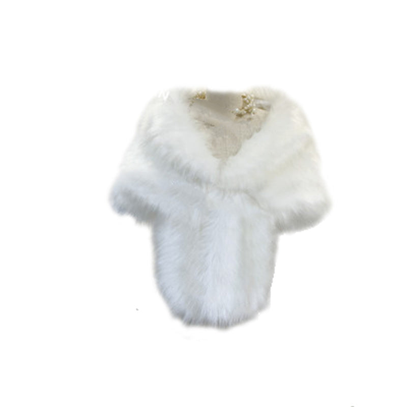 Women's Faux Fur Shawl