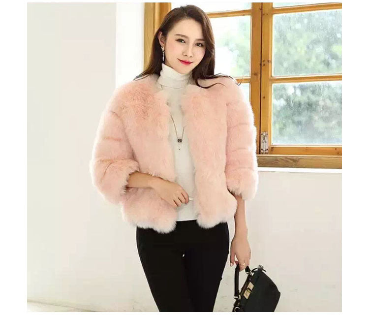 Anti-fox fur coat