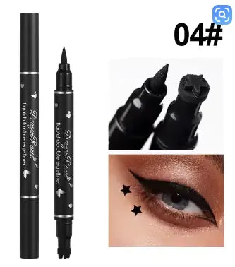 2-in-1 Butterfly Eyeliner & Stamp – Waterproof Black