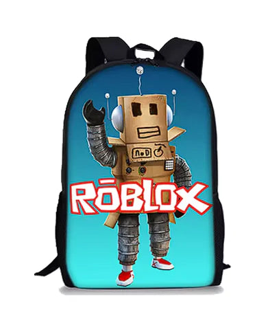 3D Cartoon Roblox Backpack for Kids