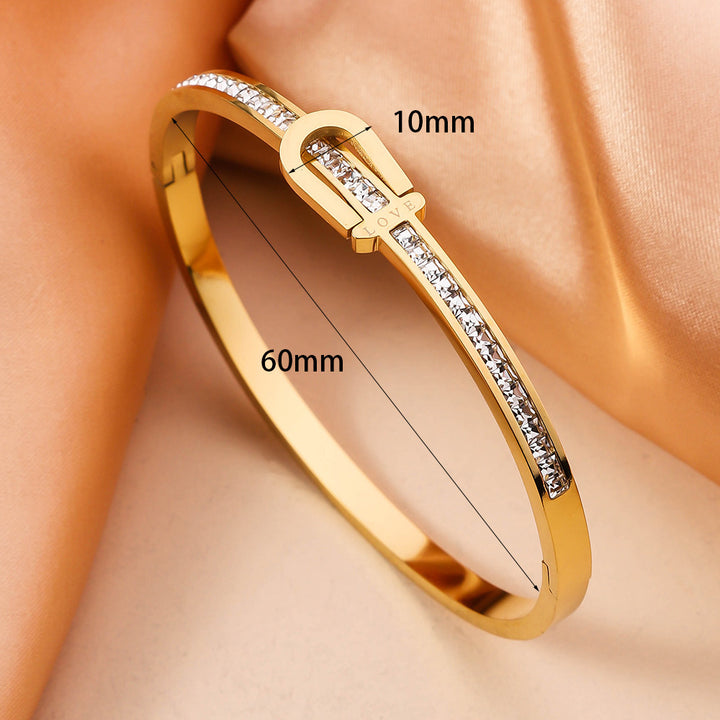 Gold Plating Exquisite Stainless Steel Bracelet