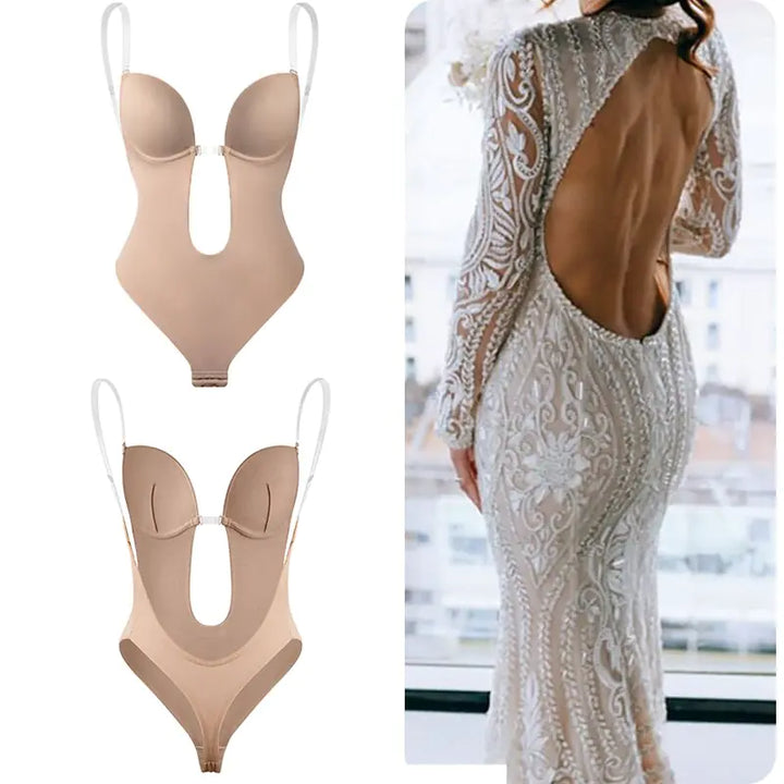 Bodysuit Corset Backless