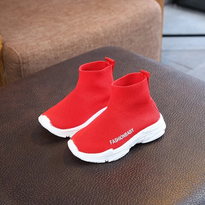 Winter Kids Slip-on Breathable Snow Boots Casual Shoes