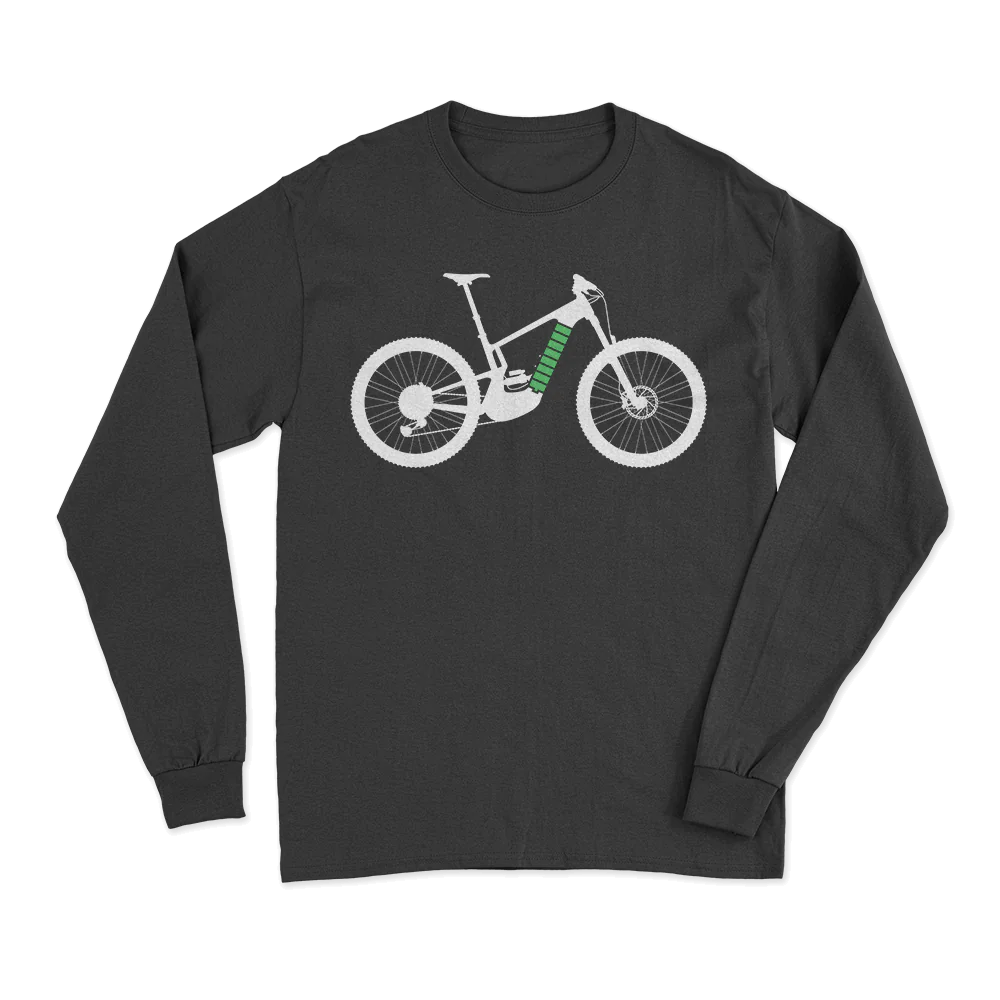 E Bike Men Long Sleeve Shirt