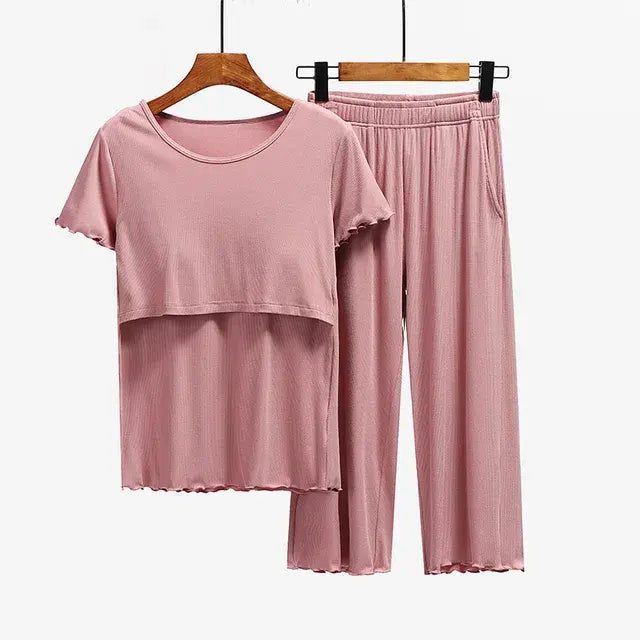 Maternity Clothes Sleepwear Set