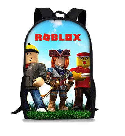 3D Cartoon Roblox Backpack for Kids