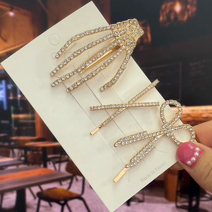 Fashion Crystal Hair Clips for Women