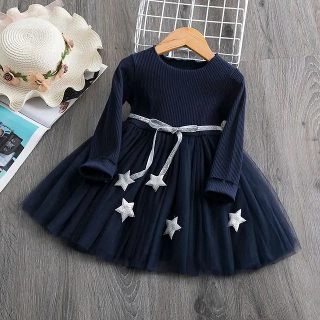 Spring Sequins Dress Kids