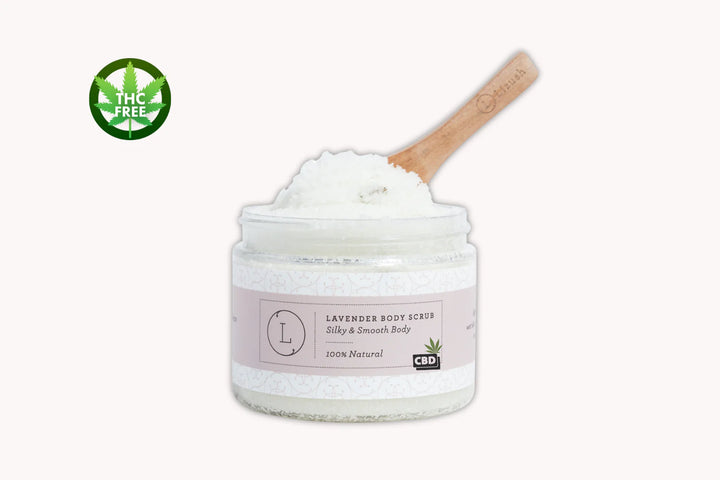 Lavender Body Scrub with CBD