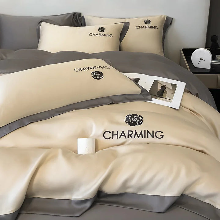 Mulberry Silk Bedding Set Luxury Satin