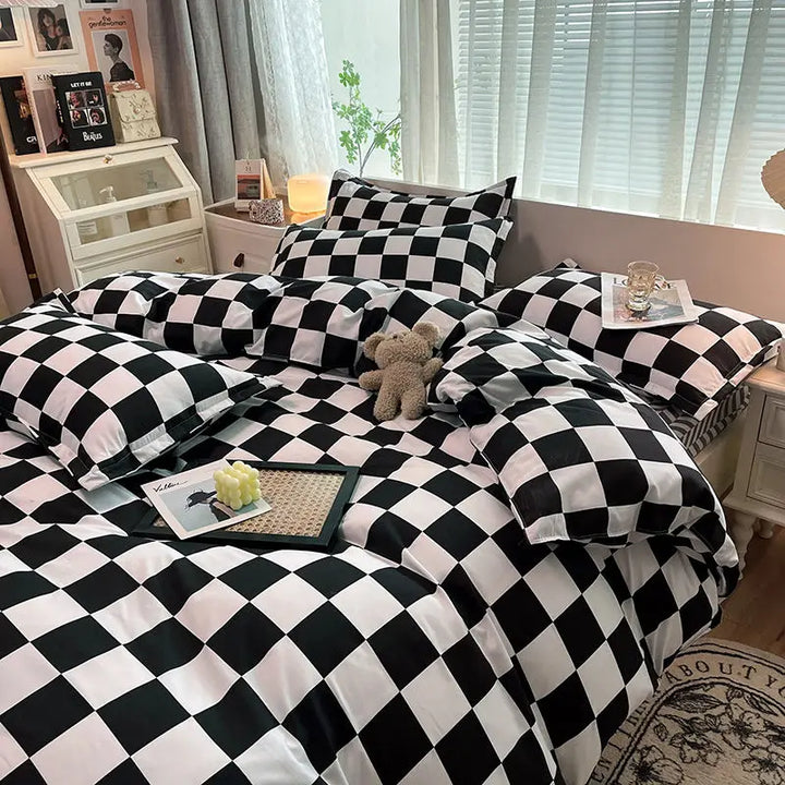 Checkerboard Bedding Set