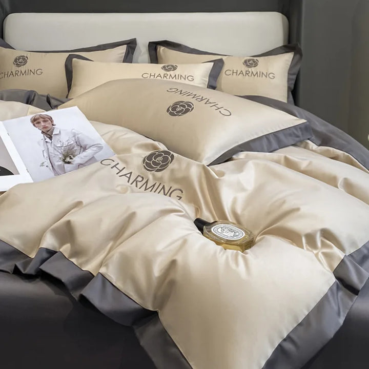 Mulberry Silk Bedding Set Luxury Satin