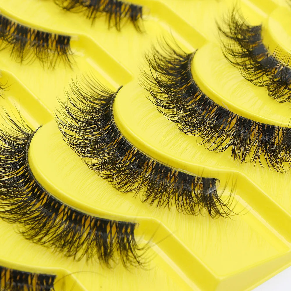 10 Pairs 3D Faux Mink Lashes Natural