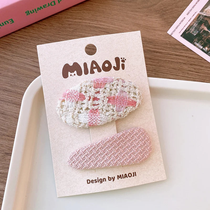 2Pcs Girls Sweet Hair Clip