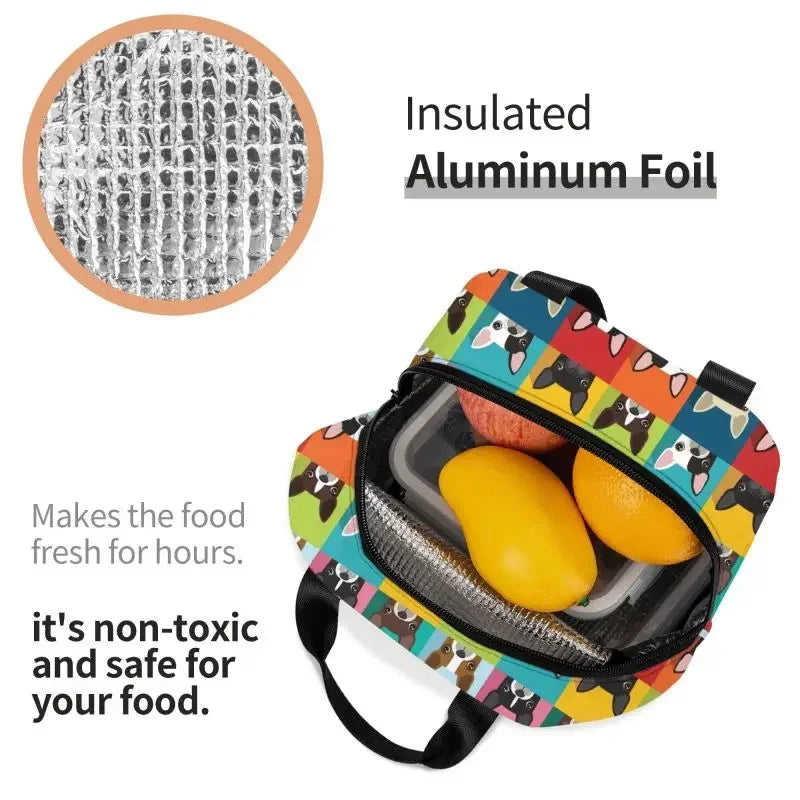 Food Insulated Lunch Bag Kids Children