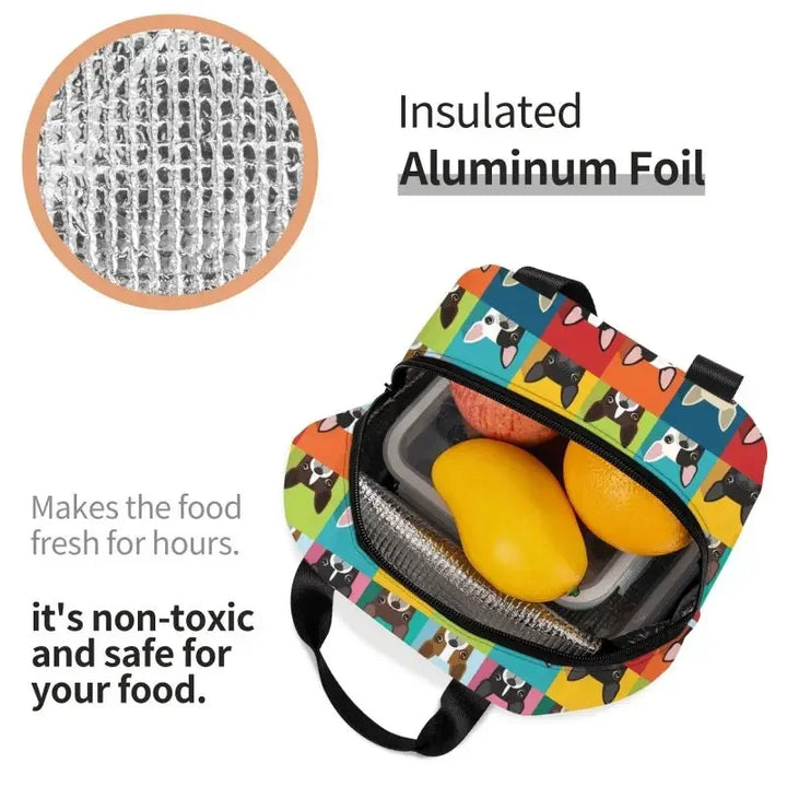 Food Insulated Lunch Bag Kids Children