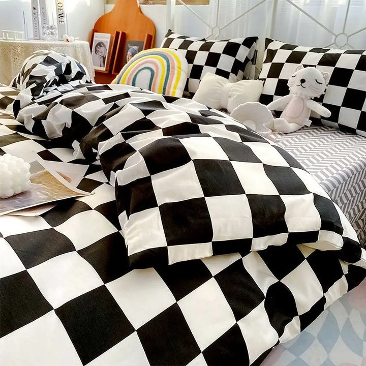 Checkerboard Bedding Set