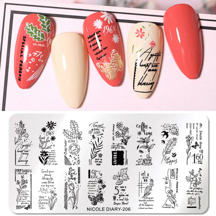 Nail Art Stamping Plates