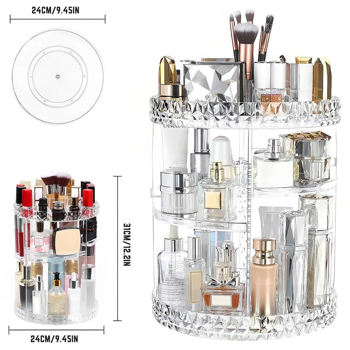 3 Tiers Rotating Makeup