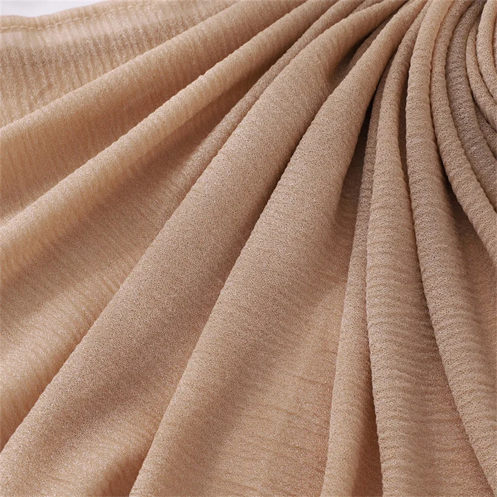 18 Colors Plain Soft Beathable Thin Polyester Hijabs