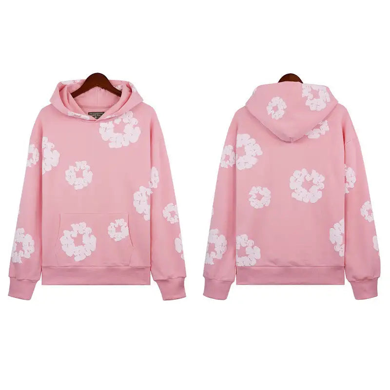 Cotton Puff Print  Sweatshirt