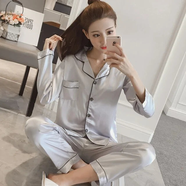 Silk Satin Pajamas