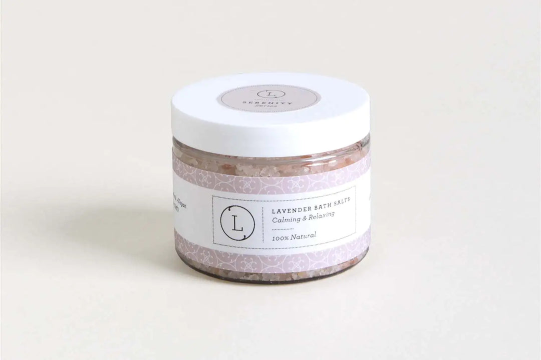 Lavender Natural Bath Salt Soak with CBD