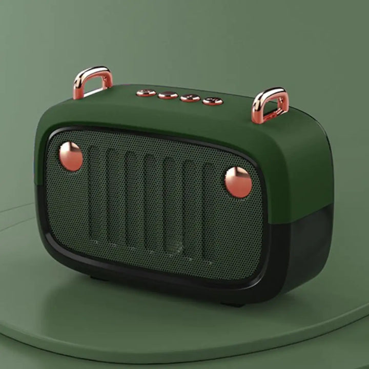 Retro Look FM Radio And Bluetooth Speaker