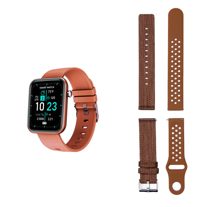 Smartwatch With Three Bands And Wellness