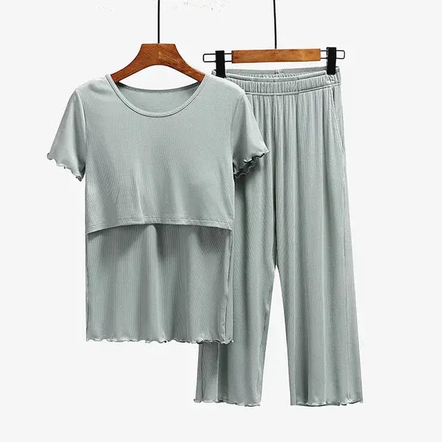 Maternity Clothes Sleepwear Set