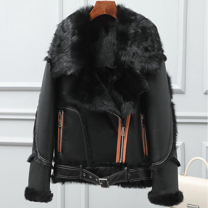 Fashion Motorcycle Fur Thermal