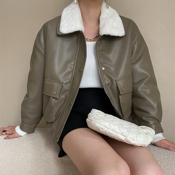 Detachable Fur Collar Cotton Jacket