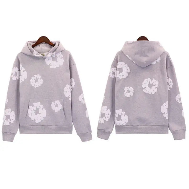 Cotton Puff Print  Sweatshirt