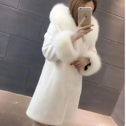 Fox Wool Fur Coat