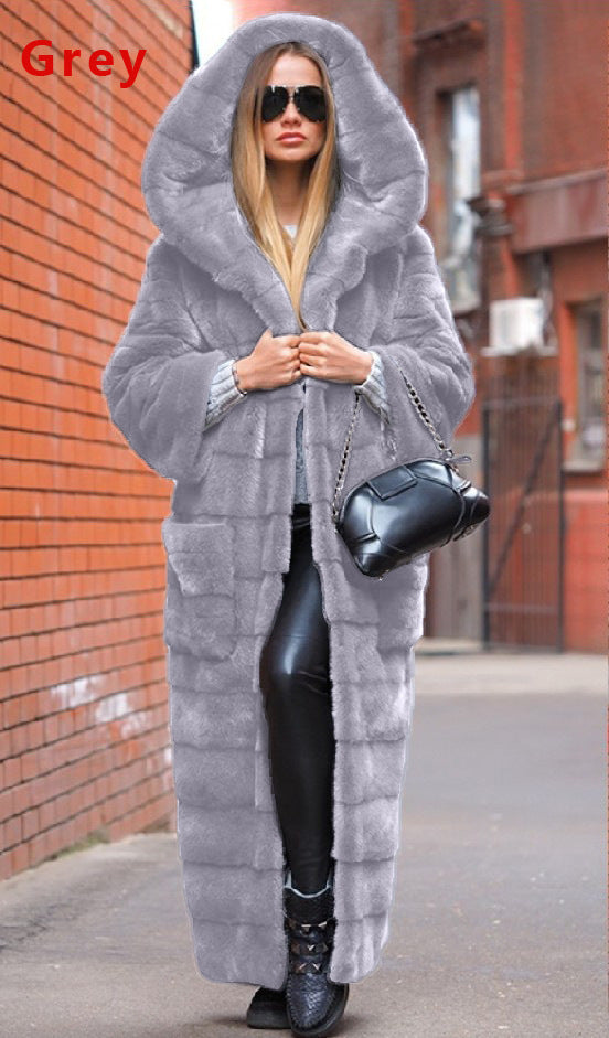 Fur Hooded Cotton Jacket