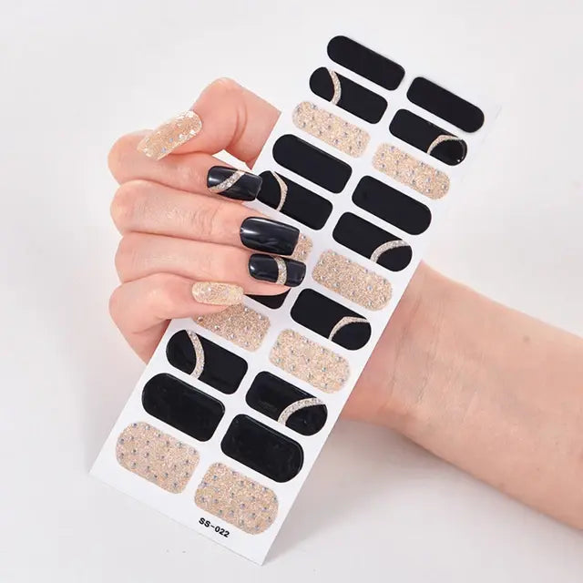 DIY Gel Nail Stickers