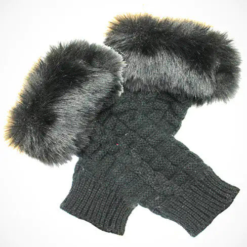 Faux Fur Gloves for Winter