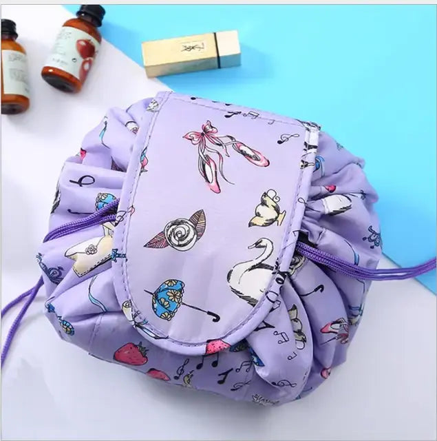 Magic Pouch: Women's Drawstring Cosmetic Organizer