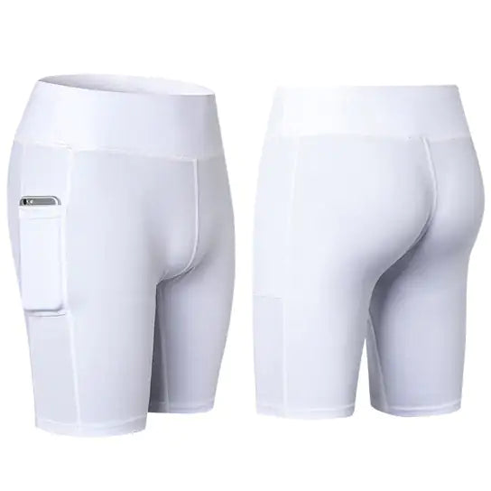 Yoga Shorts Stretchable With Phone Pocket