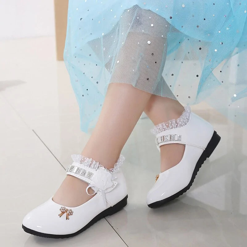 2020 New Kids' Elegant Princess PU Leather Sandals: Perfect for Weddings & Parties