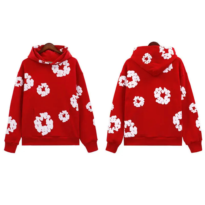 Cotton Puff Print  Sweatshirt