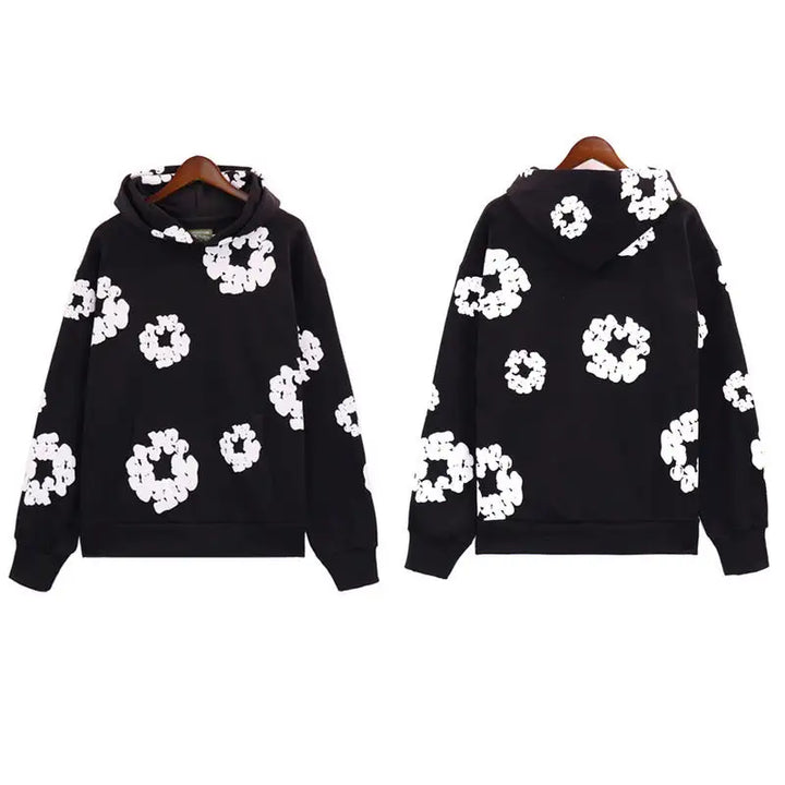 Cotton Puff Print  Sweatshirt